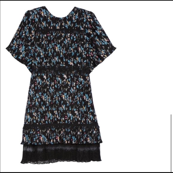 Chelsea 28 Pleated Floral Lace Dress - Picture 4 of 7